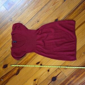 Red Sweater Dress Size Med
